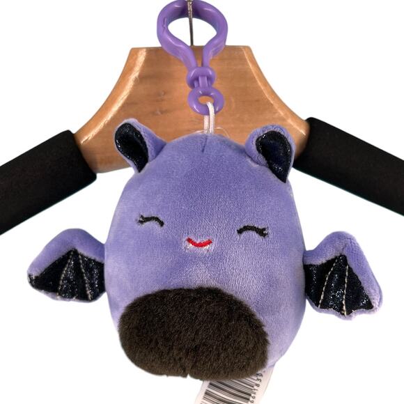 Squishmallow Joldy the Bat Halloween Plush Stuffed Animal with Clip #2 - Picture 1 of 11